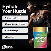 Vista 4 de Essential Elements Paquetes de hidratación – Paquete variado – Electrolitos en polvo sin azúcar – Mezcla de bebida con electrolitos – Hidratación