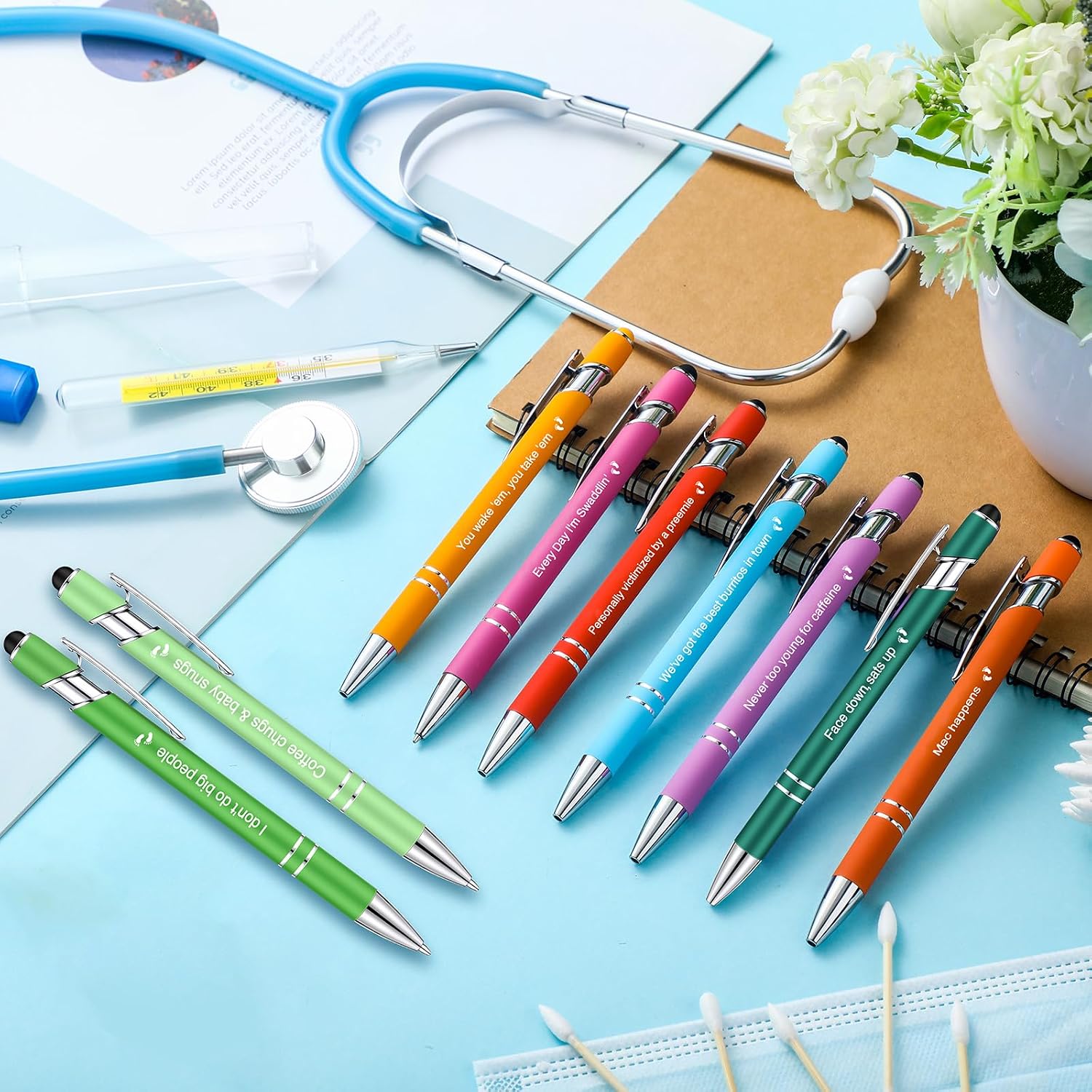 Gilprop Labor and Delivery Nurse Gifts Bulk Funny Nurse Pens, Stylish image 3