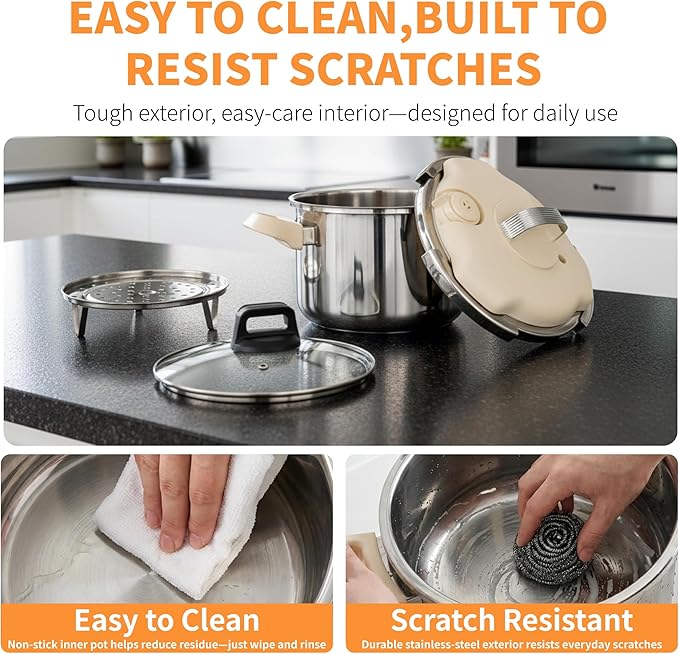 Olla a Presión Acero Inoxidable 5.68L GKFF miniatura 7