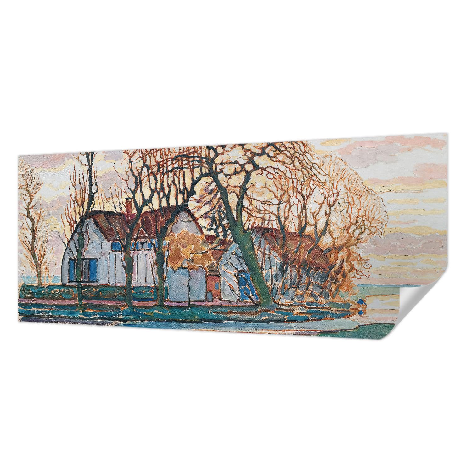 Papier peint adhésif panoramique paysage idyllique 250x104 cm