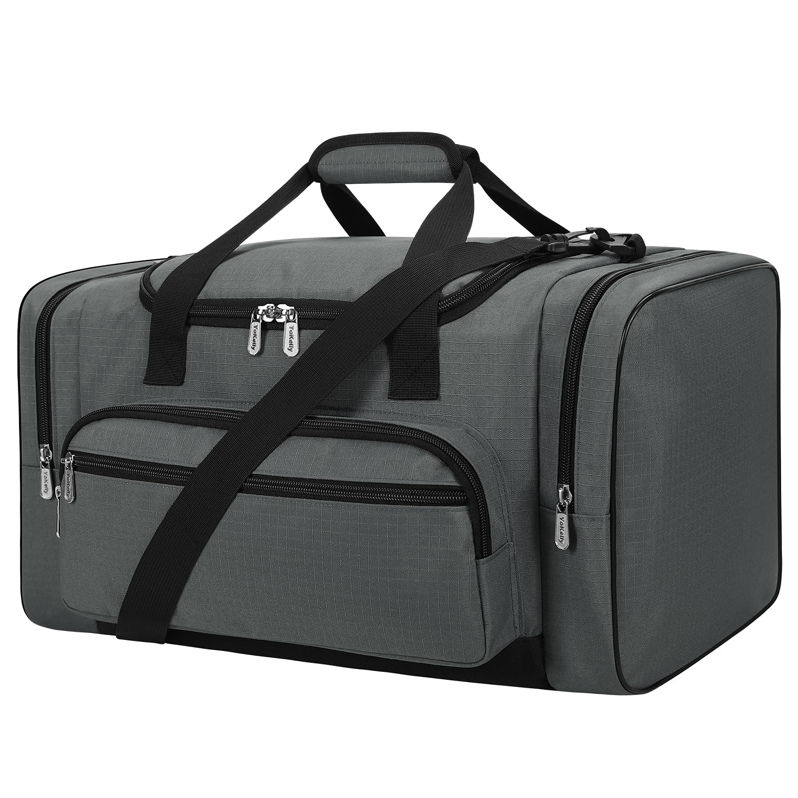 YoKelly Sports Duffel Bag 20 inch for Travel Gym - Grey