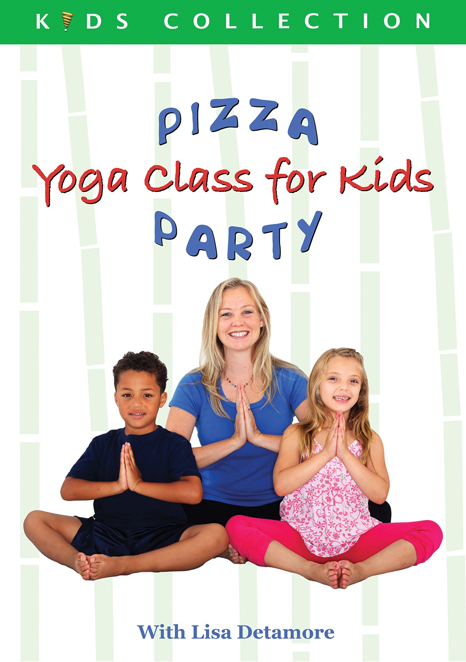 Pizza Party Yoga Class for Kids juego corporal y risas compartidas en formato DVD