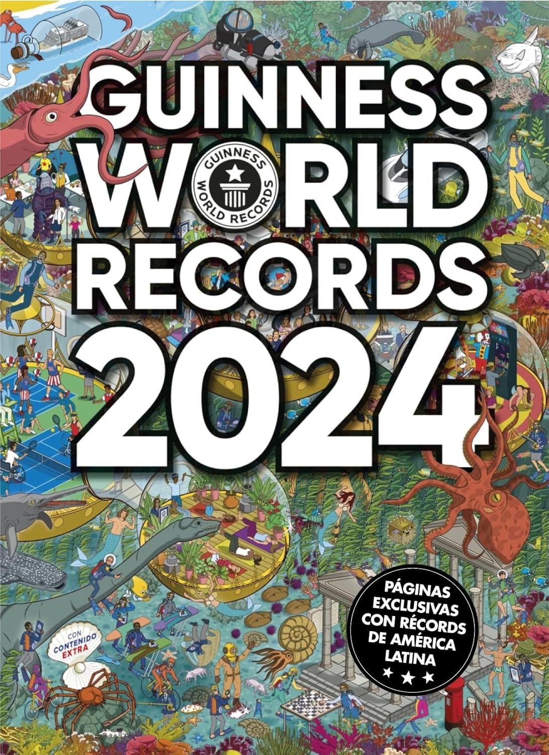 Guinness World Records 2024: con récords de América Latina (Edición Latinoamericana) (Spanish Edition)      Hardcover – Picture Book, November 28, 2023
