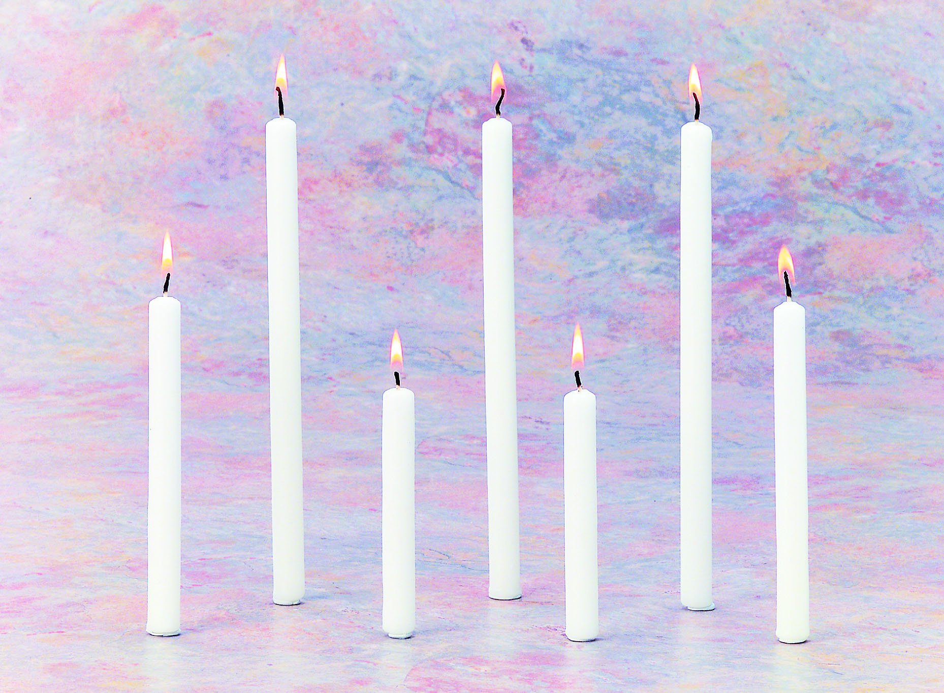 Church Vigil Devotional Candles Unscented 1/2 x 4 1/2 & 6" Candles (1/2" x 4 1/2" Box of 500 Candles)