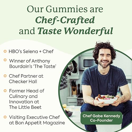 Miniatura 7 de WonderDay Gomitas de hongos extra fuertes Melena de león sin azúcar, Cordyceps, Reishi y Chaga suplemento para adultos Mejora del estado de ánimo,