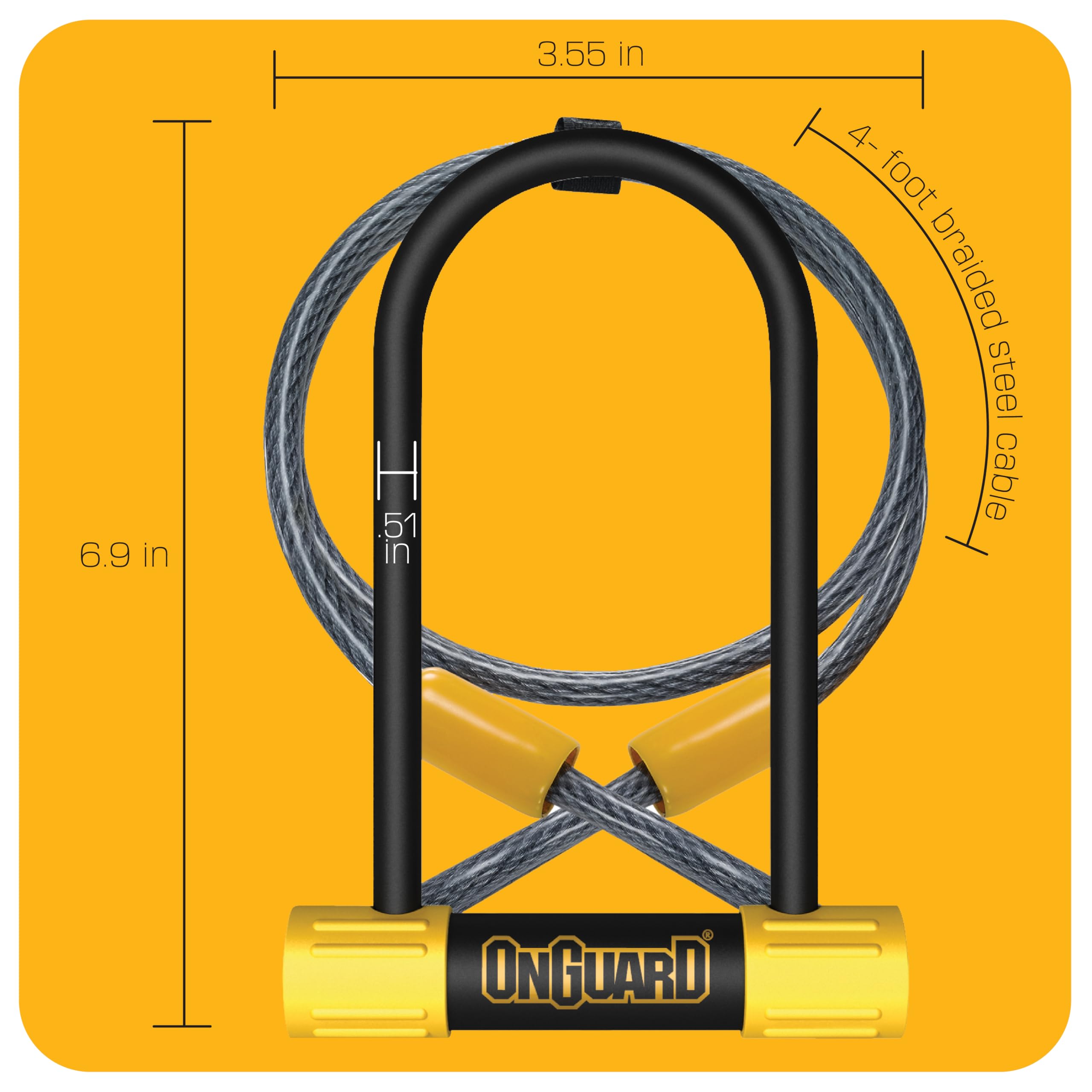 On-Guard Onguard Bulldog Medium DT u-Lock