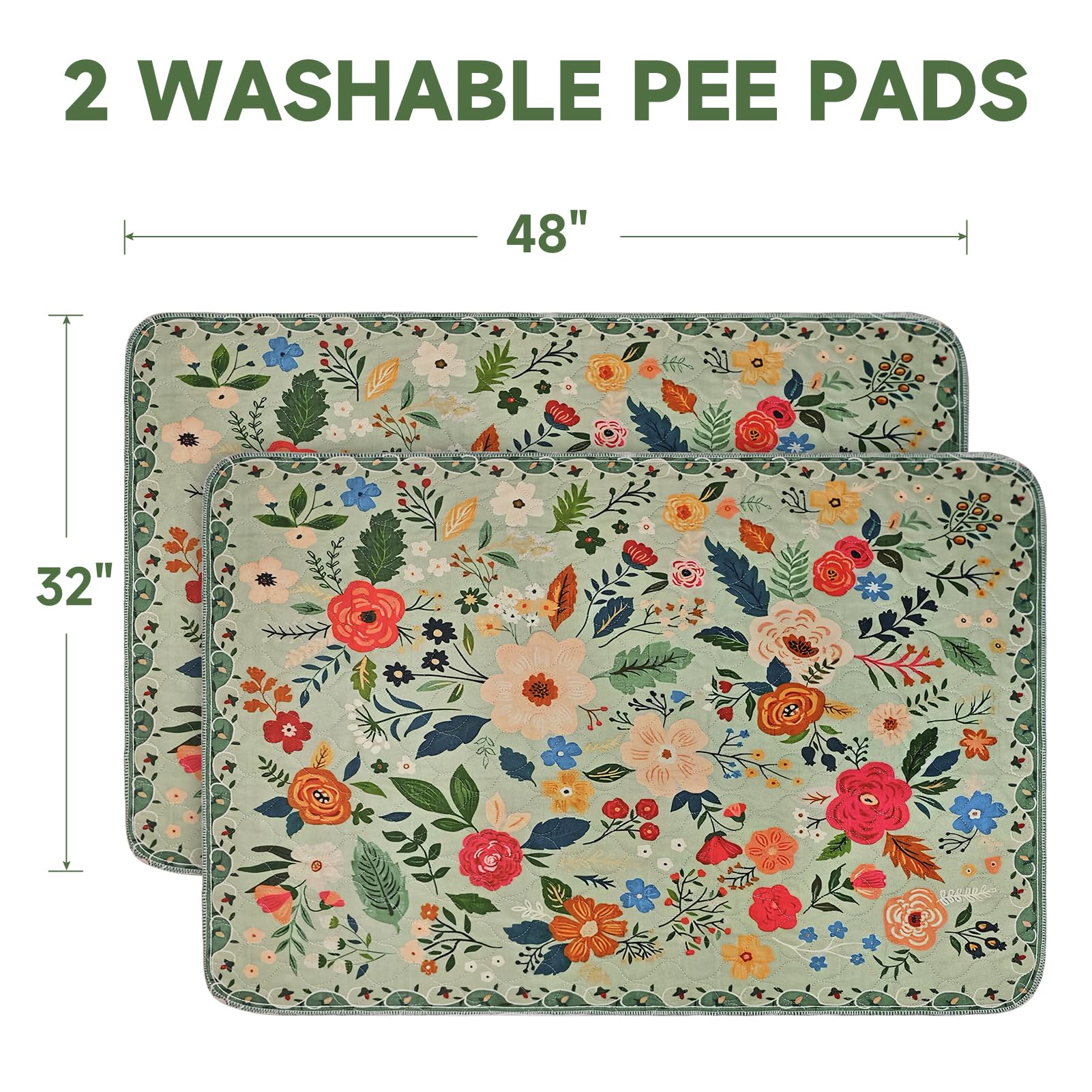 Coussinets anti-morsure de chien, de luxe, 4 couches, Super absorbants, étanches