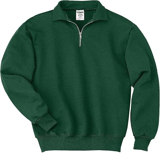Jerzees Nublend Fleece Quarter-Zip Pullover - 50/50 Cotton Polyester, 9.5 Oz - View #5
