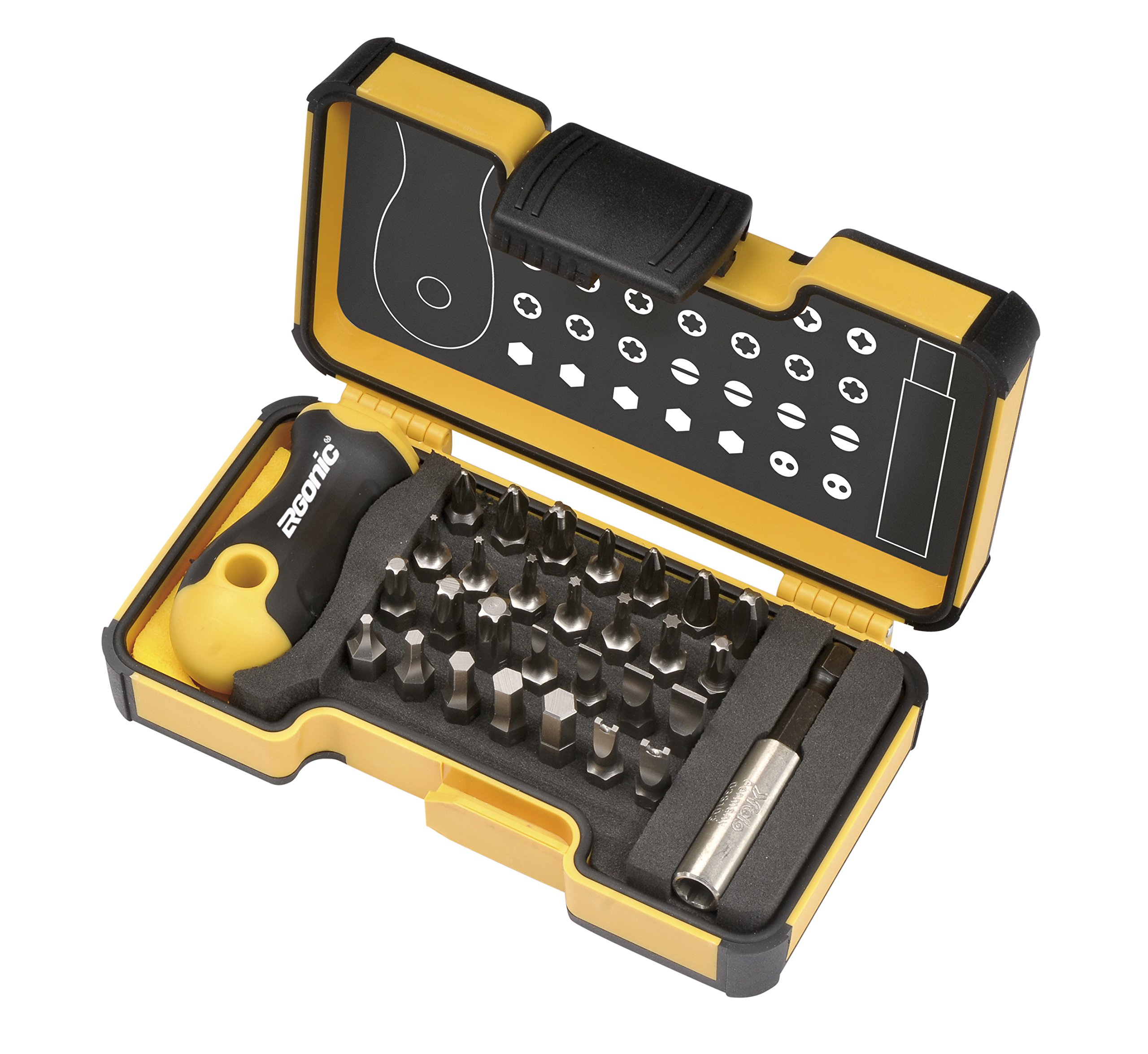 Felo 30 "Bits" Bit Set 30–Piece Set with Ergonic-Stubby, 020 730 06