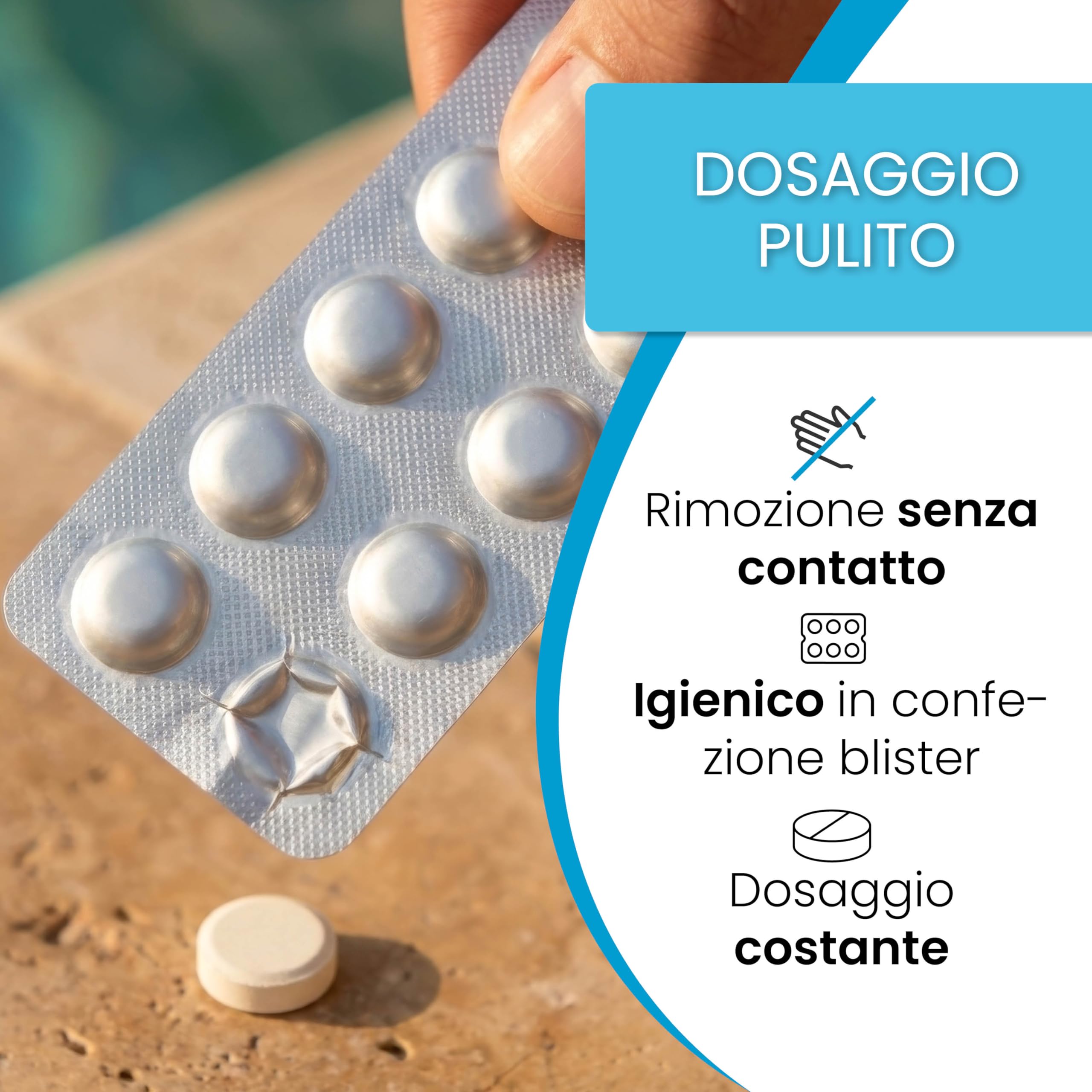 smardy 50 pastiglie fotometro CyA – misura l'acido cianurico/stabilizzatore in piscina, spa e acquario – compatibili con PoolLab, SCUBA II, BAYROL e altri tester elettronici – Made in Germany