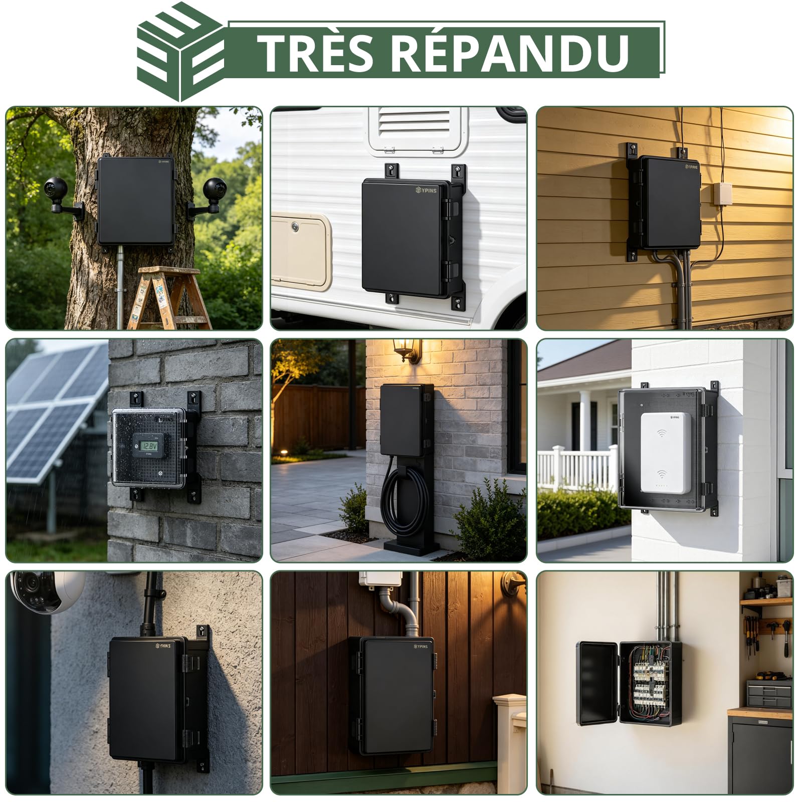 EYPINS Coffret Electrique Etanche Exterieur en ABS Boîte de distribution étanche Boîte de Jonction IP67 Étanche Idéal pour Irrigation Piscine et Projets DIY (15x15x9cm-Transparent)