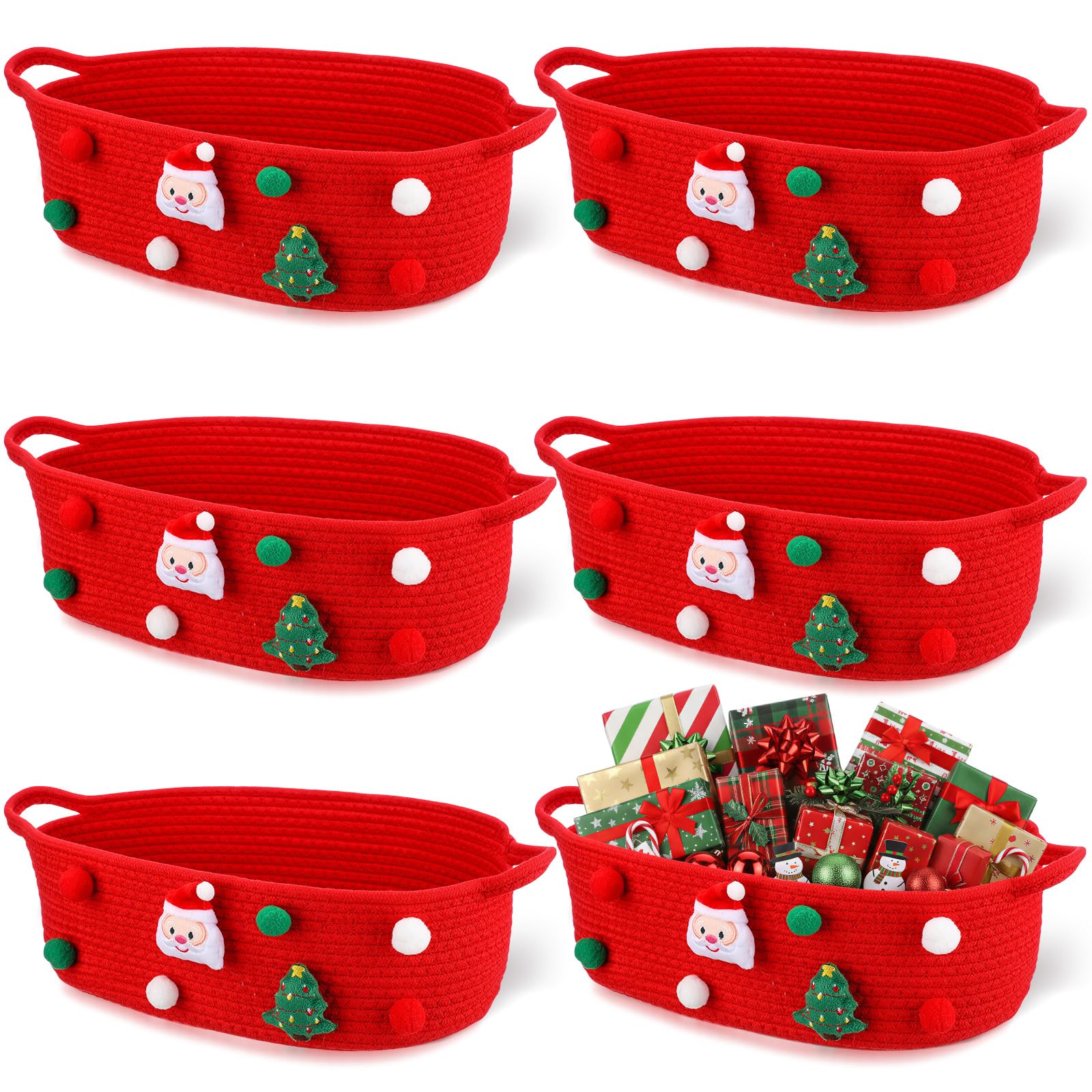 Photo 1 of FoldTier Christmas Gift Baskets (6 Pack)