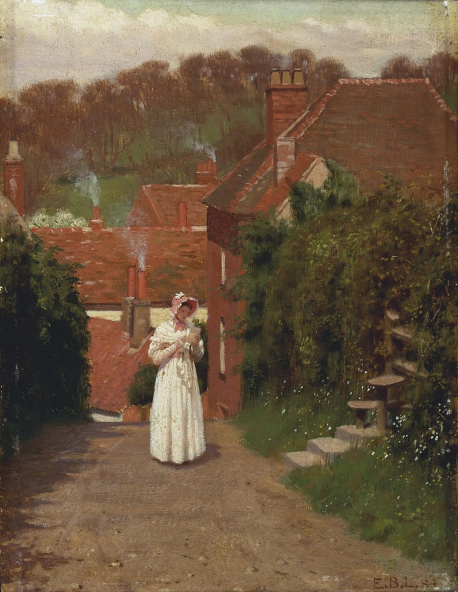 ARTXLXXBN Famous Painting Art Wall Decor Abstract Art Picture the Love Letter by Edmund Blair Leighton Animal Pictures for Home Decor 60x90cm