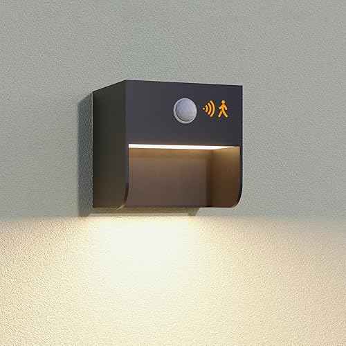 Miniatura 10 de Lámpara de pared solar para exteriores, lámparas alimentadas por carga solar y USB, sensor de atardecer a amanecer con 2 modos de iluminación, luces
