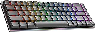 Ranked G65 Guardian 65% | Full Aluminum Frame | Hot Swappable Mechanical Gaming Keyboard | 68 Keys RGB LED Backlit for PC/Mac | QWERTY ANSI US Layout (Black, Gateron Low Profile Brown)