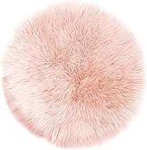 Teppich Wölkchen Lambskin Faux Fur Sheepskin Imitation Rug for the Living Room Bedroom Children’s Room or as a Faux Bed Rug or Mat for Chair or Sofa