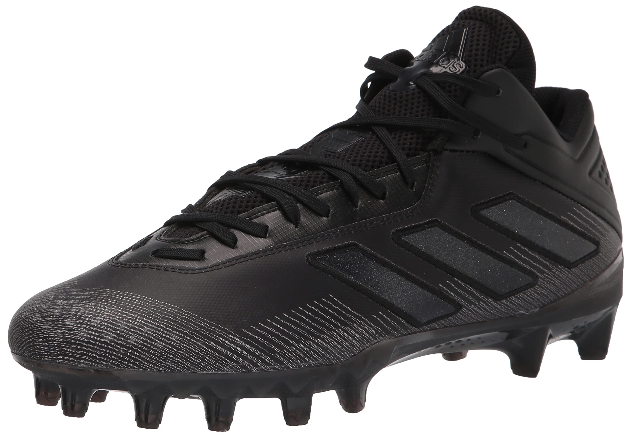 adidas Men's Freak Carbon Sneaker, Black/Black/Black, 6.5