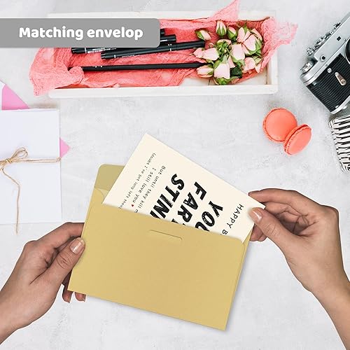 Miniatura 4 de OfficeKolor Divertidas tarjetas de feliz cumpleaños, regalos para novio, marido, novia, esposa, prometido, tus pedos apestan traviesos, tarjetas de