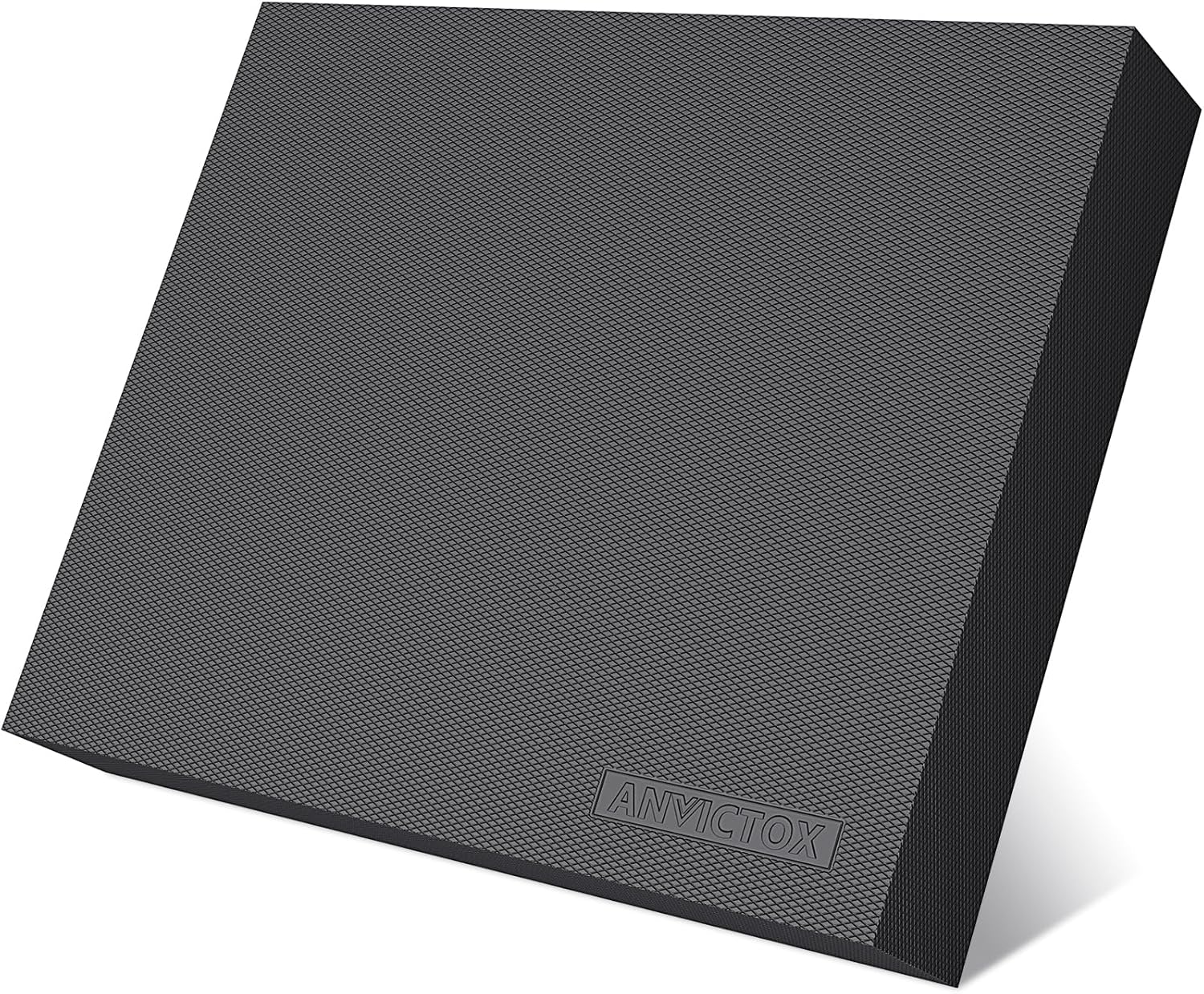 Balance Pad 19.8 * 15.7 * 2.4",XL Balance Pad for Physical Therapy,Extra Large Foam Balance Board Stability Pad for Rehabilitation Core Training Stretching Mobility Black-XL(19.8*15.7*2.4")