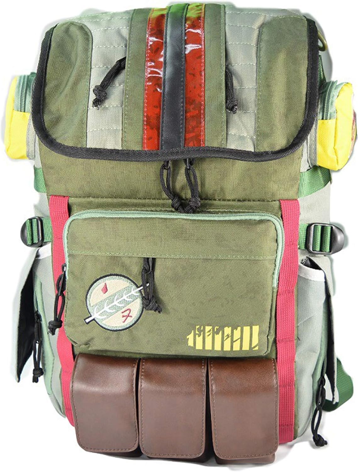 HAMIQI Star Wars Boba Fetterman Armor Backpack Student Backpack Travel