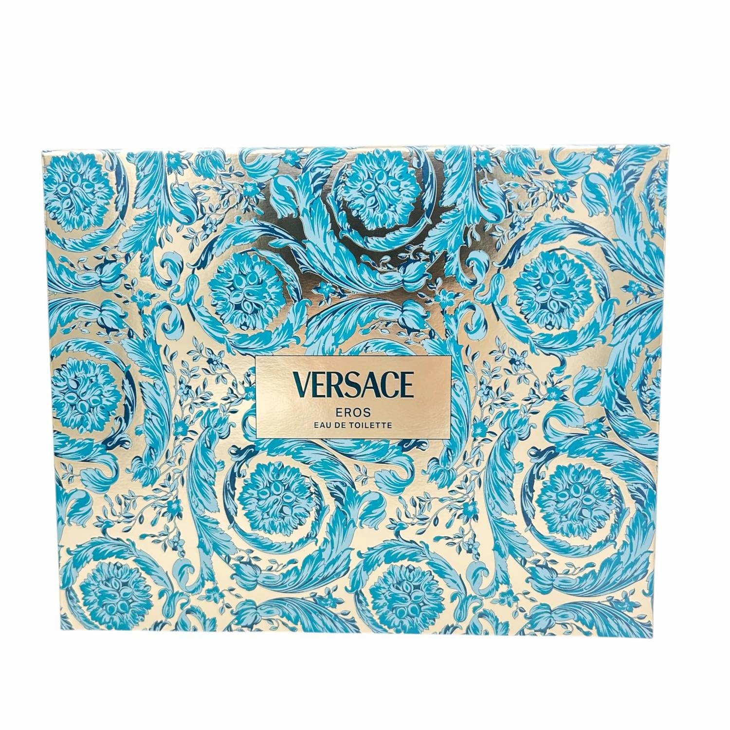 Versace Eros Confezione Regalo Uomo: Profumo Eau De Toilette, Balsamo Dopobarba e Bagnoschiuma 50 ml