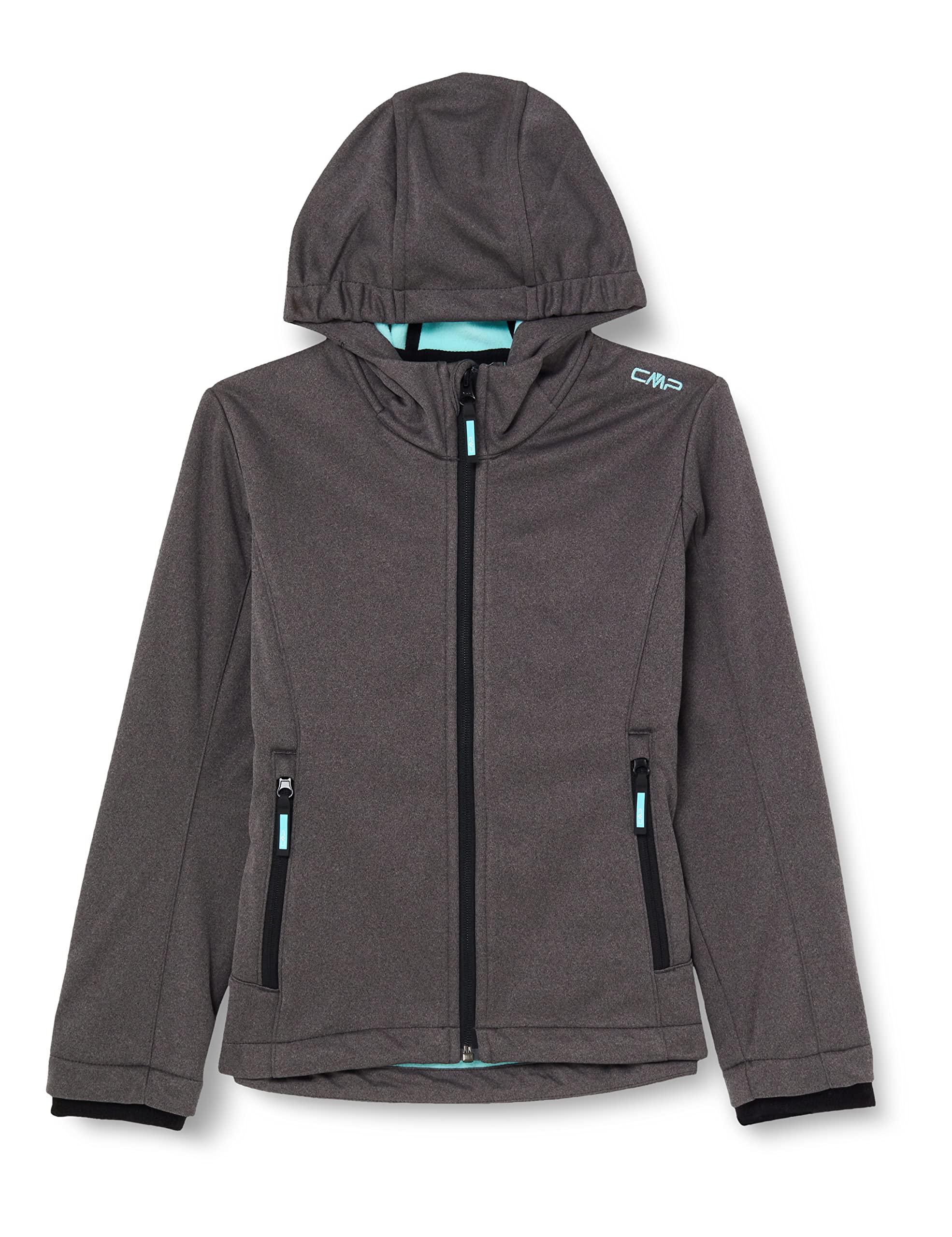 CMP Error: #N/A Melange Softshell Jacket for Children with Fixed Hood Kid G Jacket Fix Hood