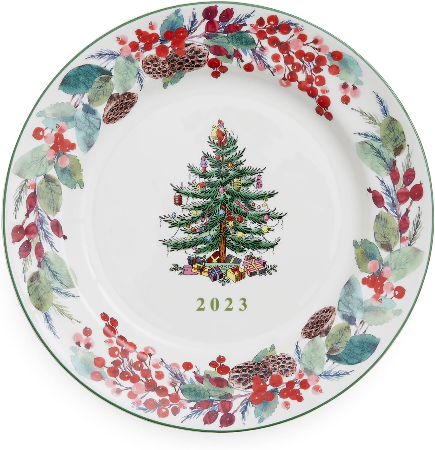 Spode Porcelain 8Inch Christmas Decorative Plate, 2023