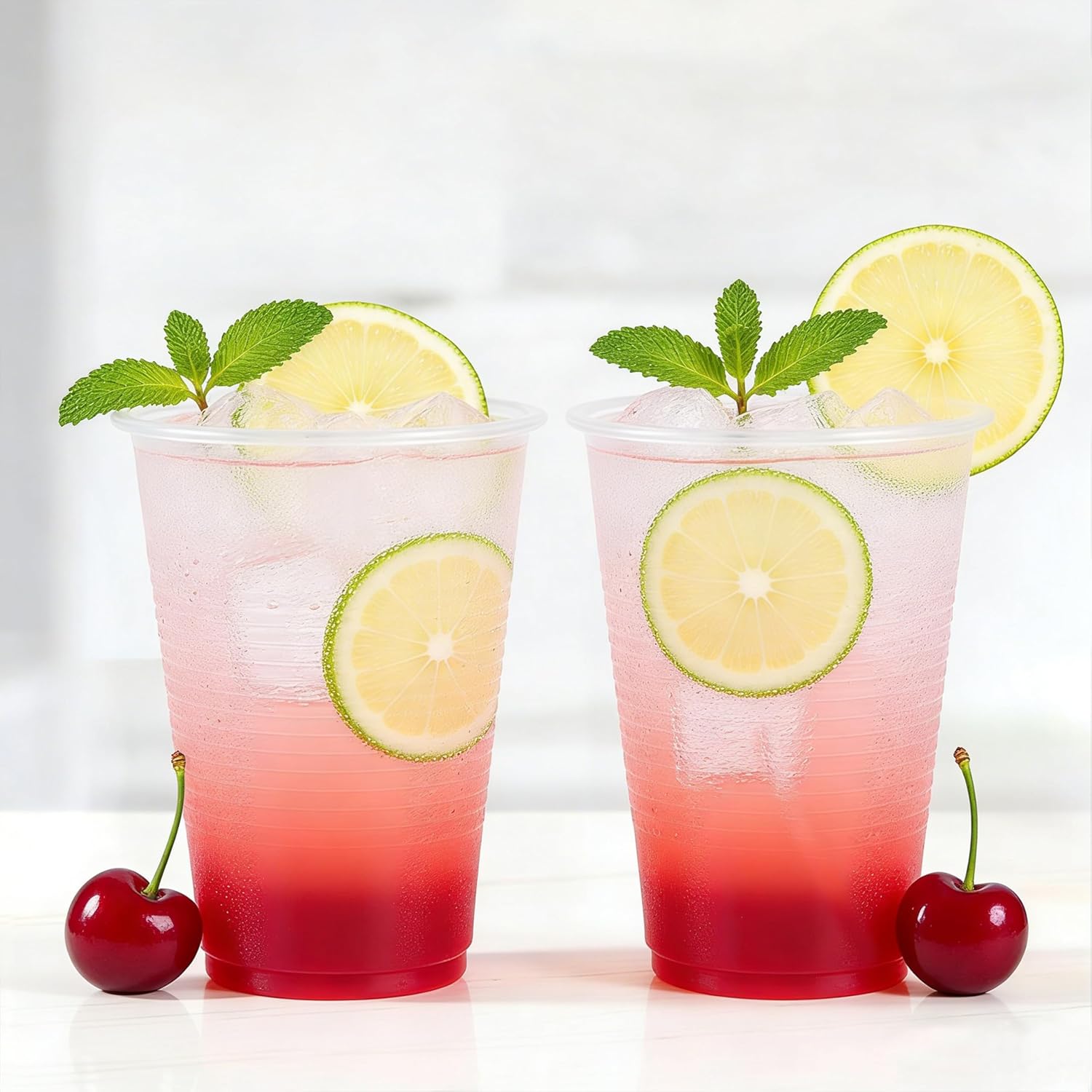 clear plastic cups - Disposable cold drink party cups