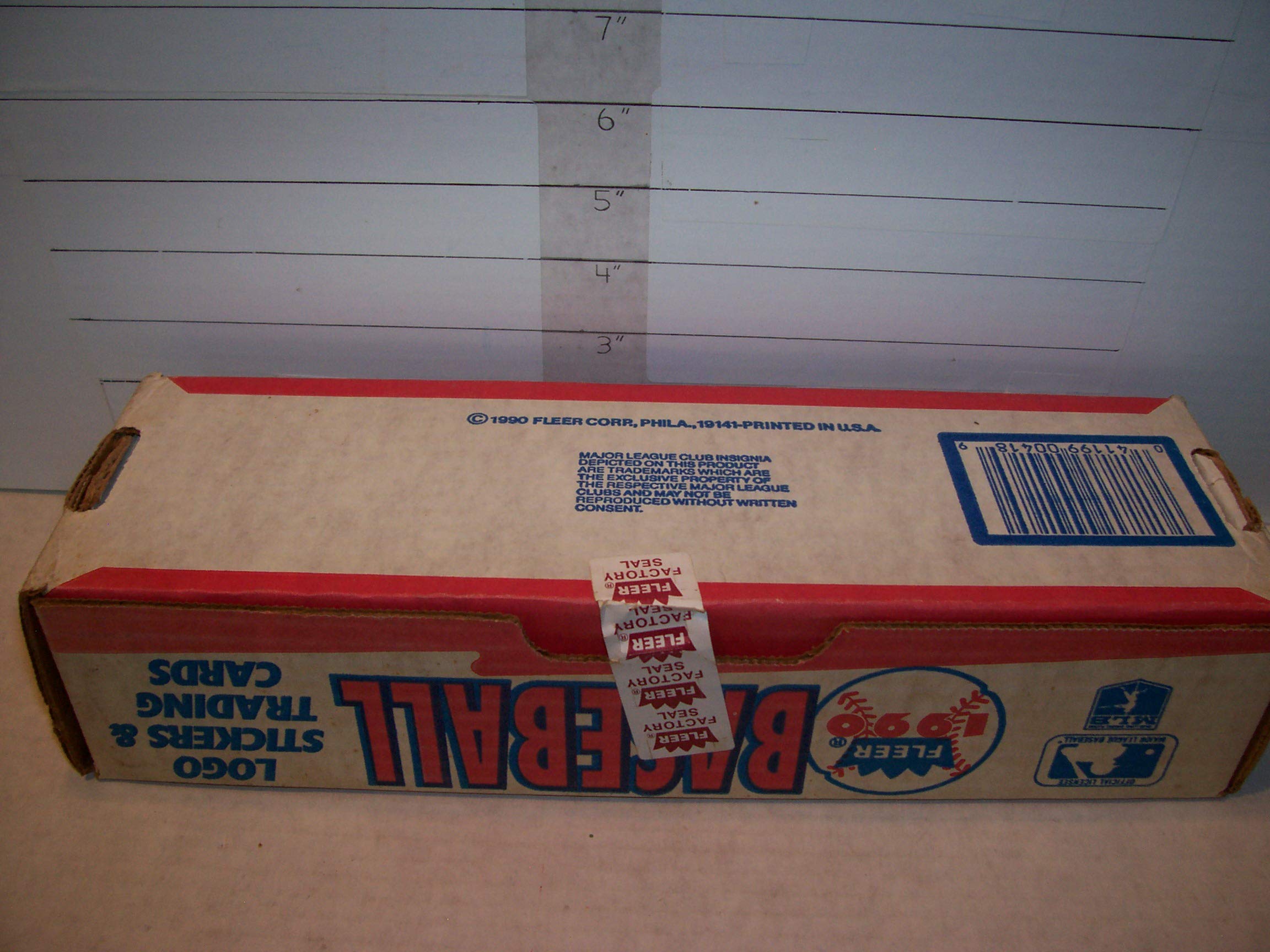 Amazon.com: 1990 FLEER BASEBALL FACTORY SEALED SET OF 672 CARDS 