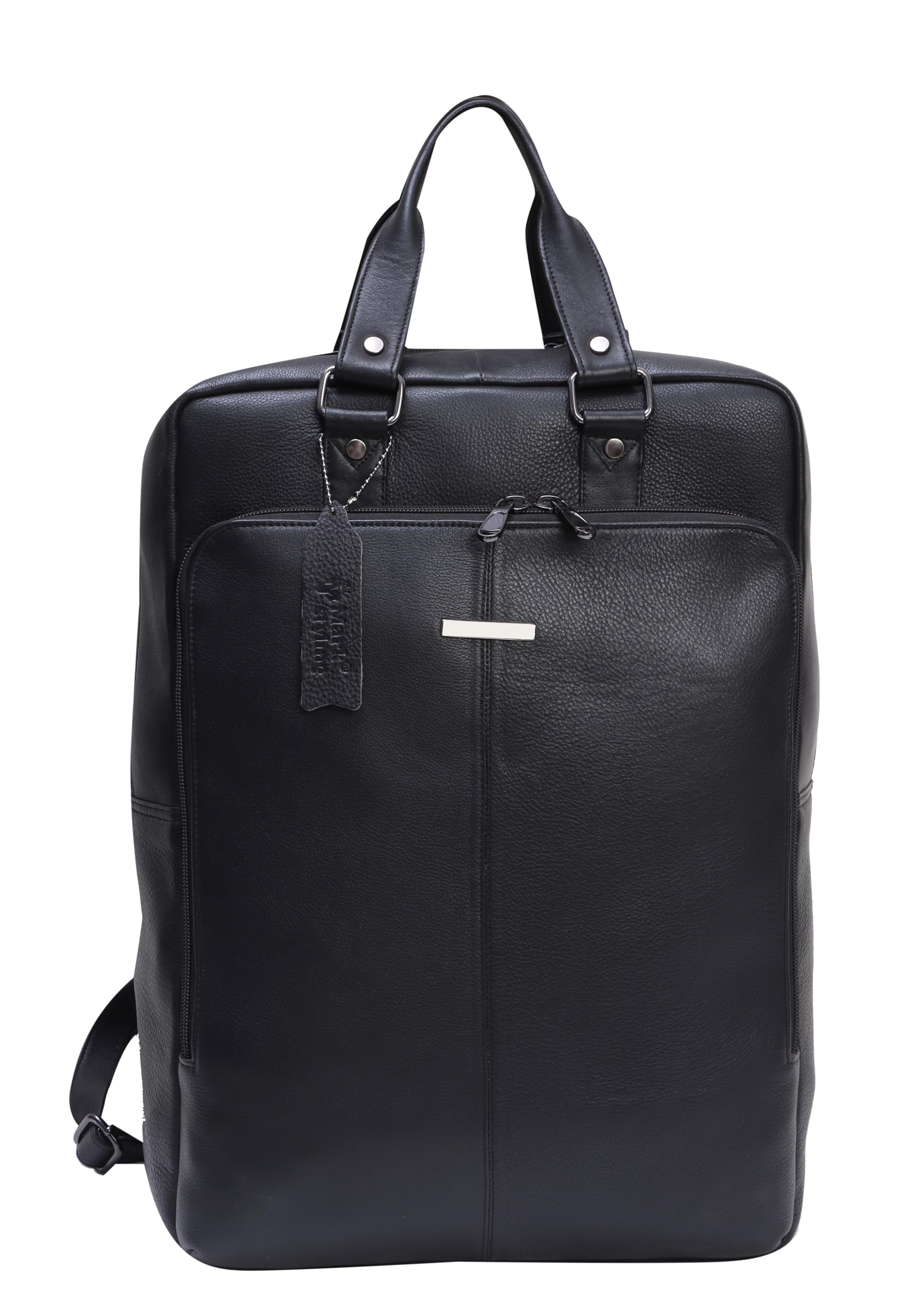 C COMFORT Leather 20 Liters 40.6 cms Men & Women Laptop Backpack bag for men and women