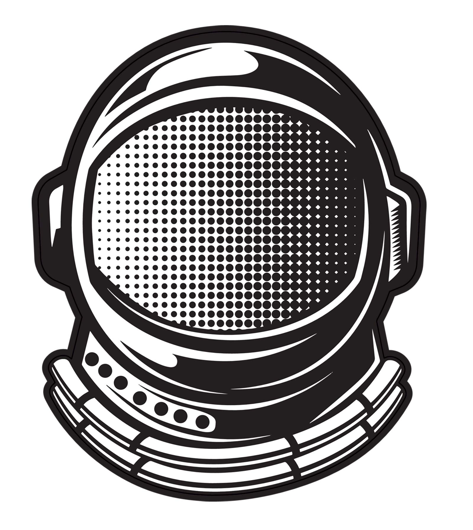 Calcomanía de vinilo de astronauta WickedGoodz para coche y portátil