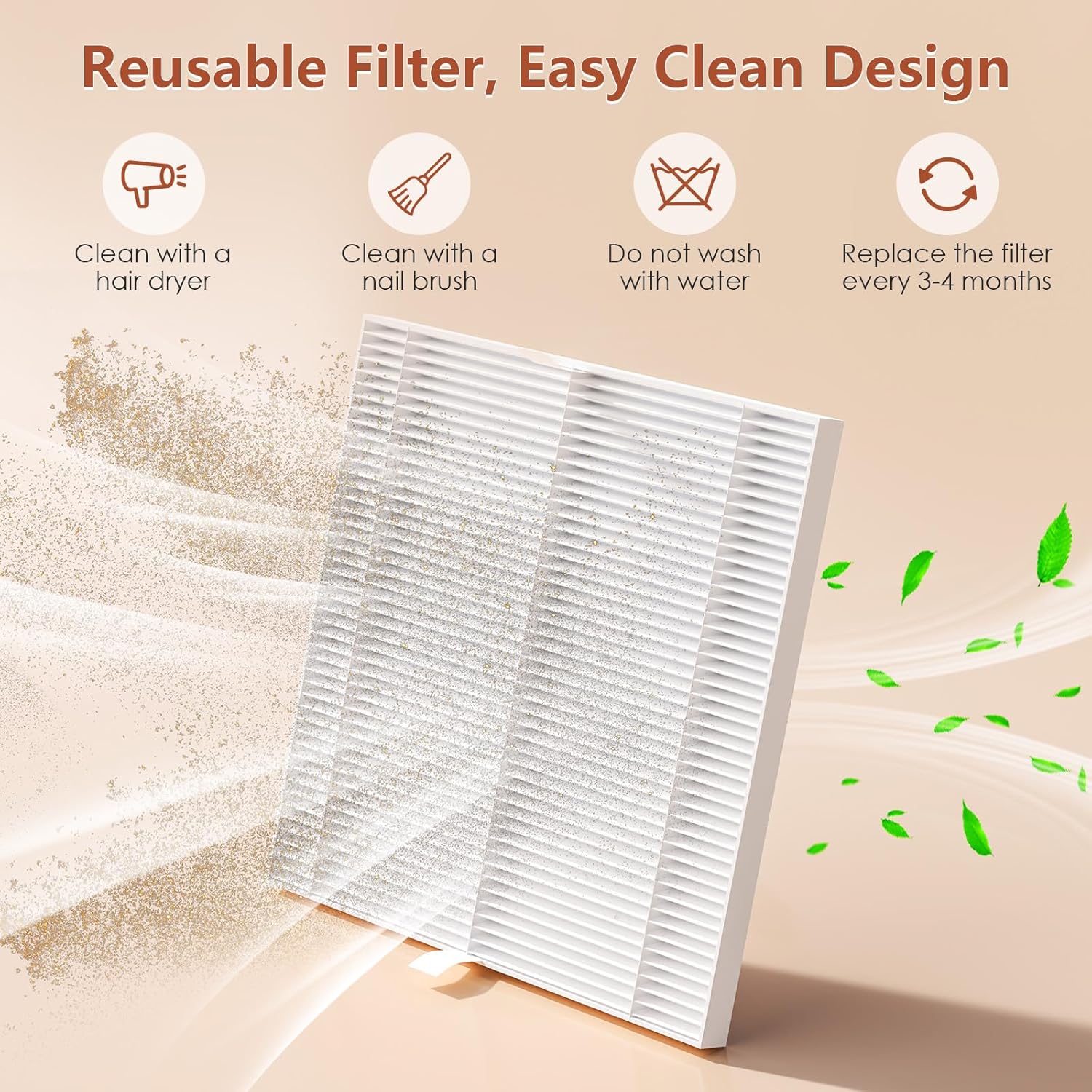 Delanie Professional Nail Dust Collector Quiet, Dust Collector Nail Tech with Brushless Motor, Rechargeable Battery 7800 mAh, Adjustable Speeds, Reusable Filter & Hand Rest, Nail Fan Dust Collector