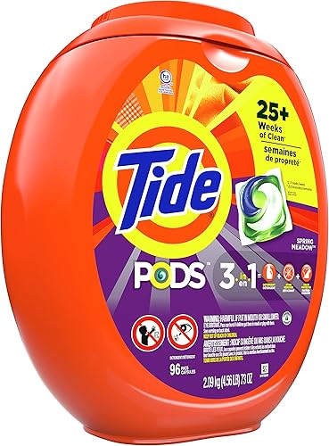 Miniatura 61 de Tide PODS - Cápsulas de detergente líquido para lavandería, compatible con lavadoras de alta eficiencia, 42 unidades, limpieza potente 3 en 1 en un