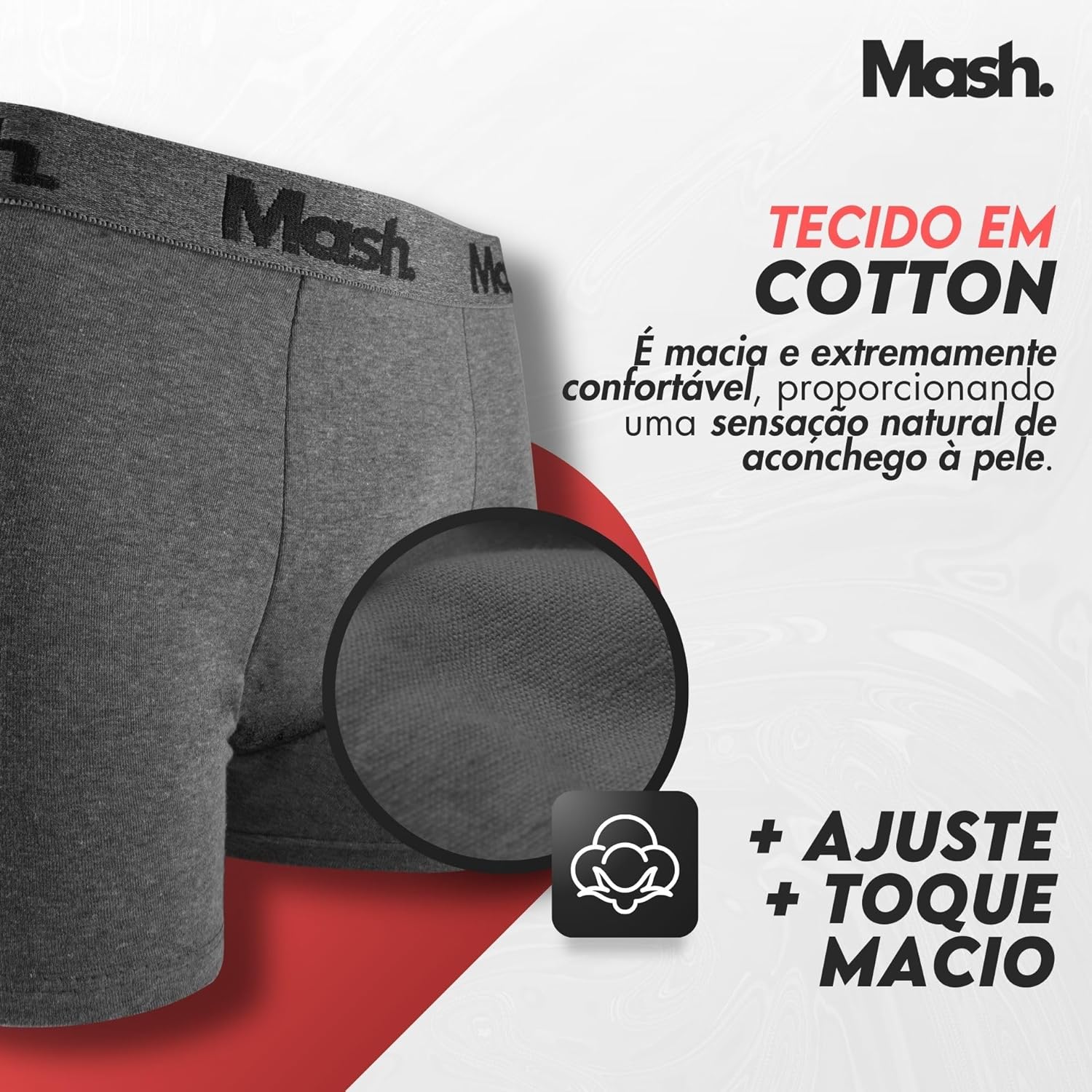 Kit 10 Cuecas Boxer Mash Algodão Cotton Respirável Masculina em promoção! Veja a oferta e mais achadinhos de Moda íntima 4 Hoje é o melhor dia para comprar Kit 10 Cuecas Boxer Mash Algodão Cotton Respirável Masculina com aquele preço maroto! Promoção! Aproveite a oferta! 4