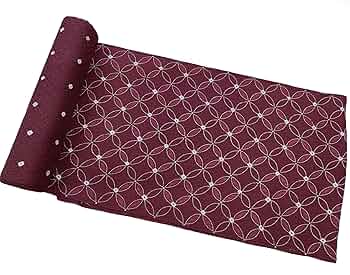 小紋 七宝繋ぎ 黒地 正絹 反物 小紋 七宝繋ぎ 黒地 正絹 反物