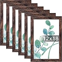 Vista 46 de SESEAT Juego de 6 portarretratos de 8 x 10 pulgadas, para fotos de 5 x 7 pulgadas con paspartú o de 8 x 10 pulgadas sin paspartú para pared o mesa