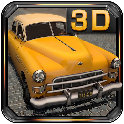 Estacionamento de Carros Clássicos em 3D