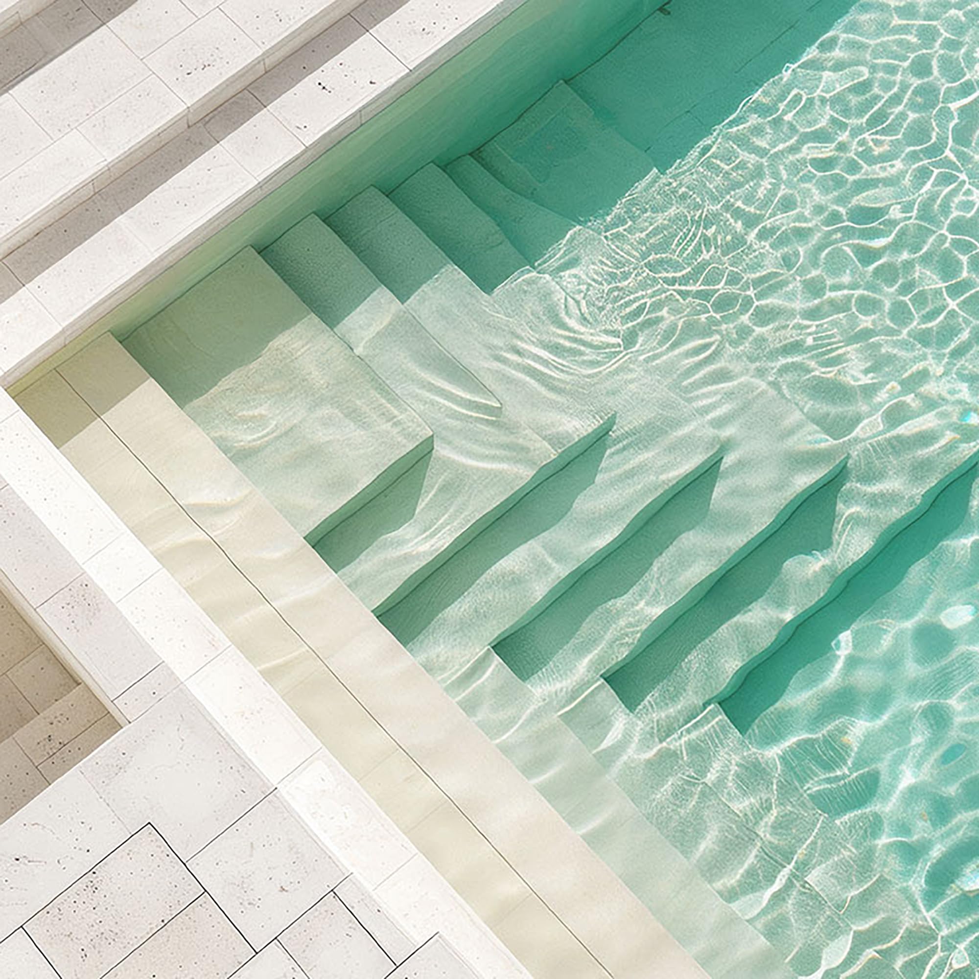 EPODEX Pittura per Piscina, resistente ai raggi UV, elastica e durevole, 2K PU Paint, per piscine in calcestruzzo, cloro e acqua salata, Opaca, 2kg – copre 9m² (2 mani) - Avorio Pastel