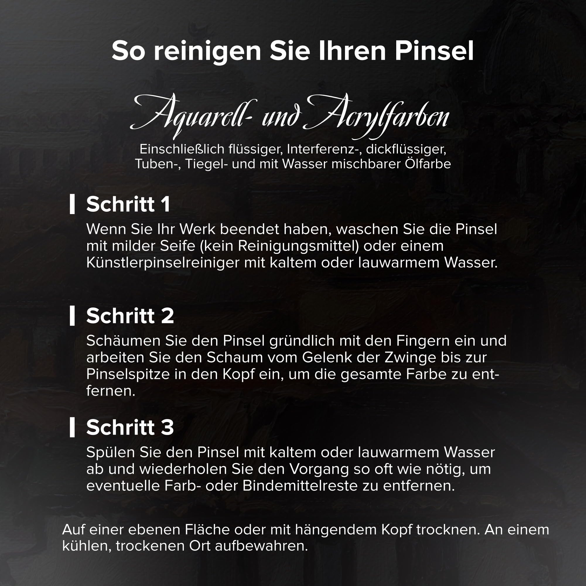 Silver Brush Limited WC-3124ST Black Velvet Voyage 4er Reise Pinselset, Pinsel Größen 4, 6, 8 und 2