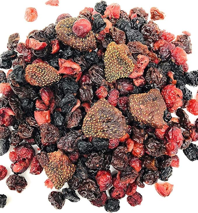 SweetGourmet Premium Dried Mixed Berries | Cherries, Cranberries, Blueberries, Strawberries