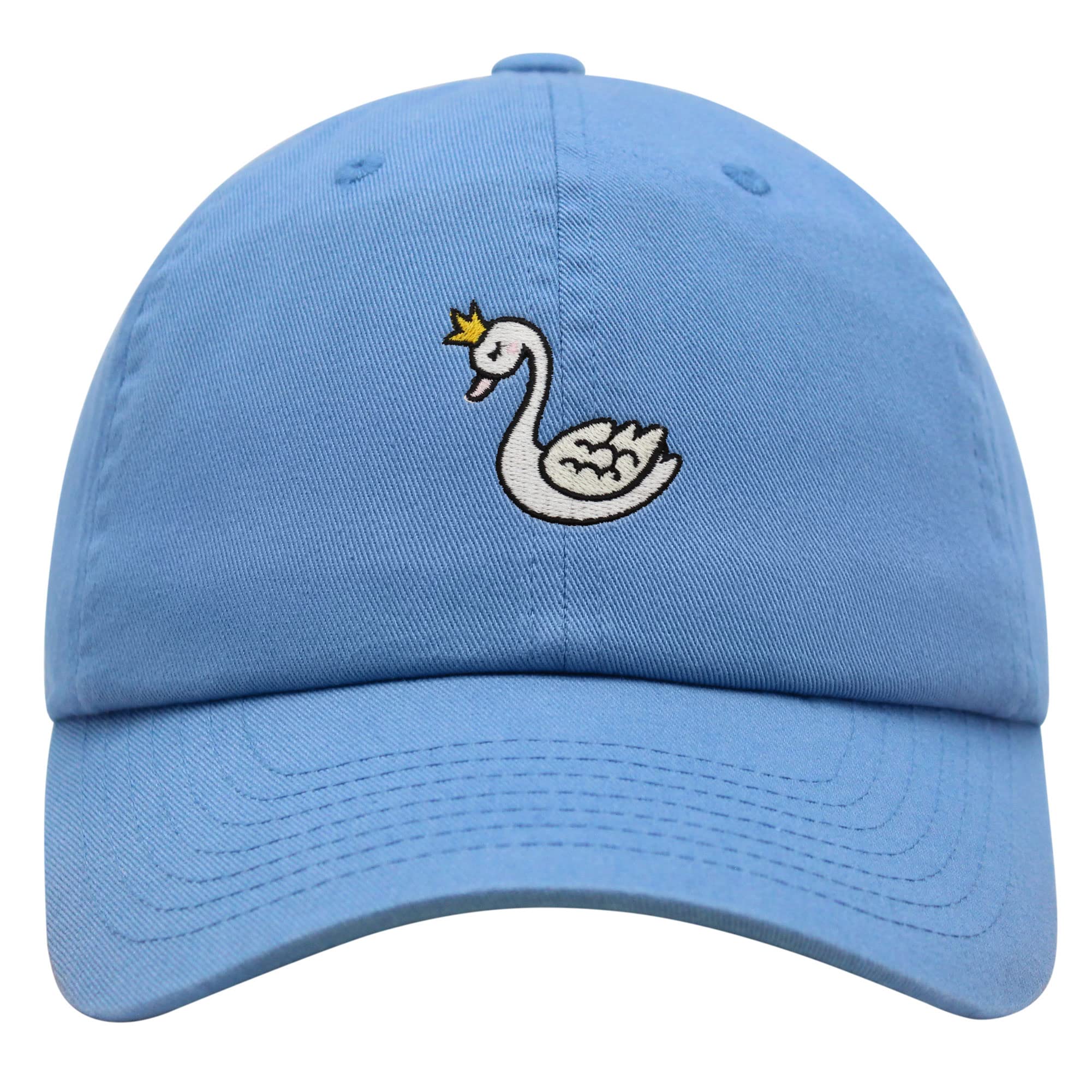 JPAK Swan Premium Dad Hat Embroidered Baseball Cap Bird Queen