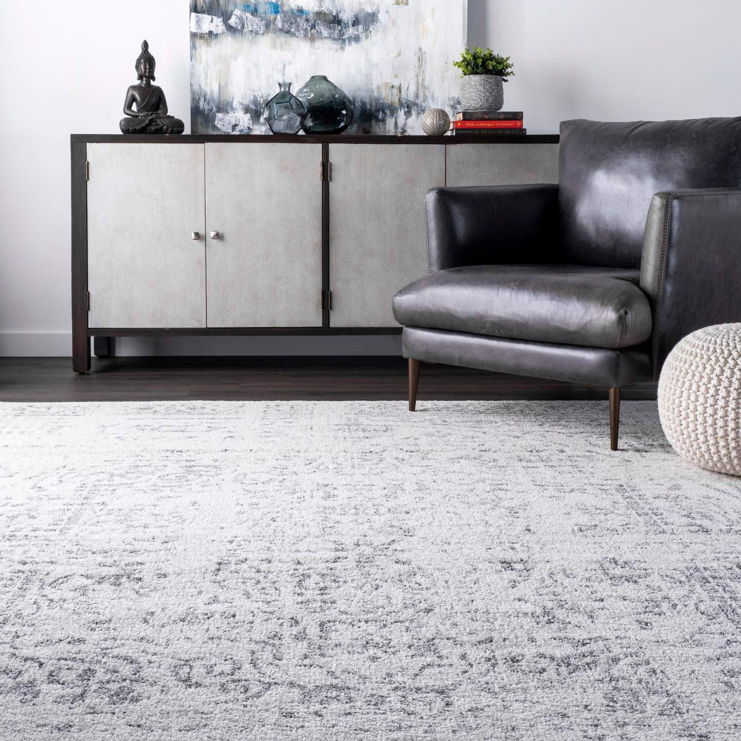 nuLOOM Arlena Vintage Area Rug, 5' x 8', Grey