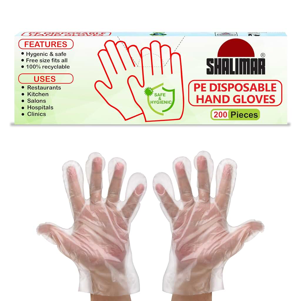 Shalimar Reusable Hand Gloves (Pack Of 1/200 Pieces) For Gardening, Kitchen Cleaning And Dishwashing (Natural Colour) - Free Size — image 1 of 7