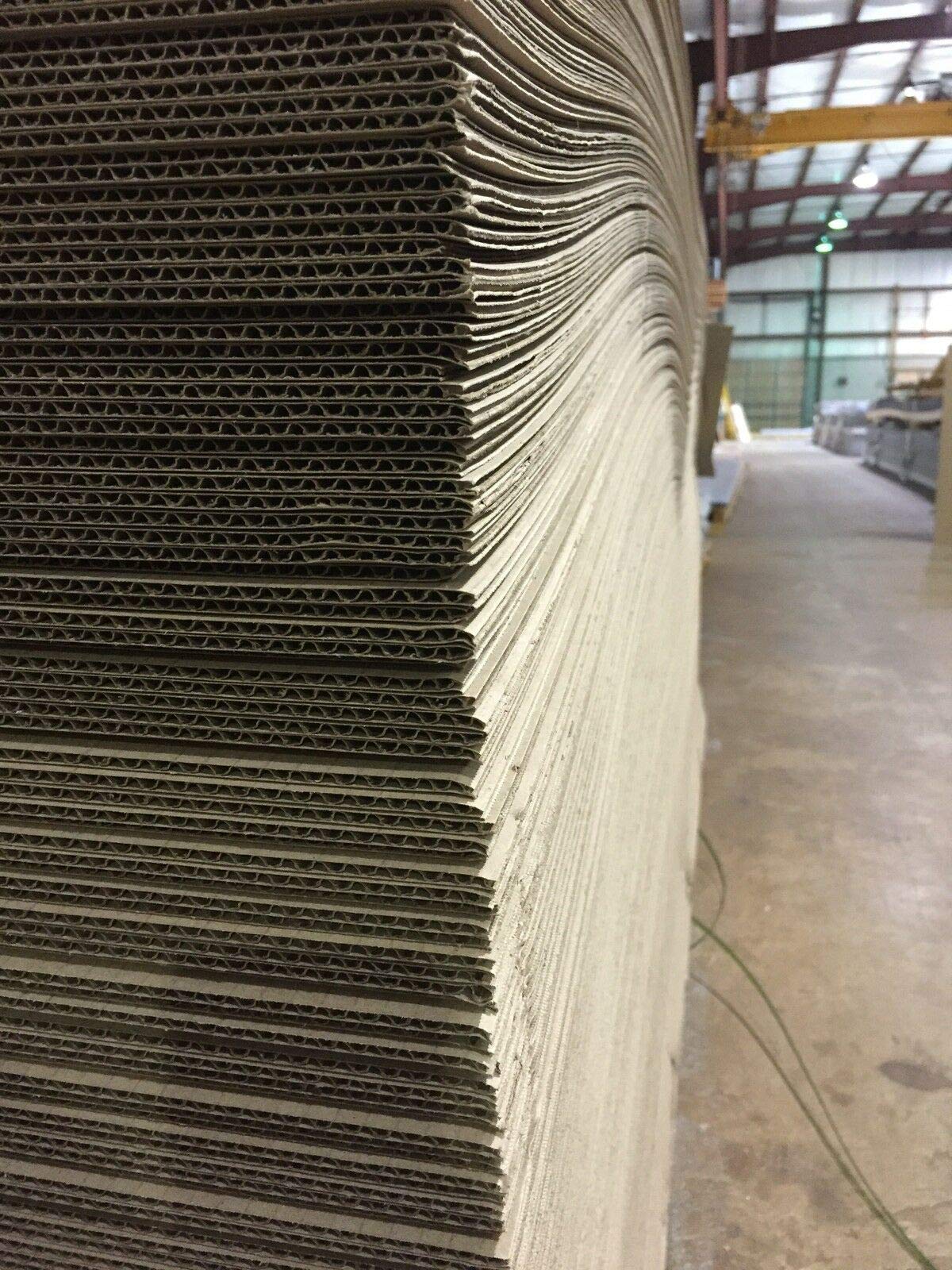Paquete De 50 Hojas De Cartón Corrugado Blanco De 9 X 12 Pul