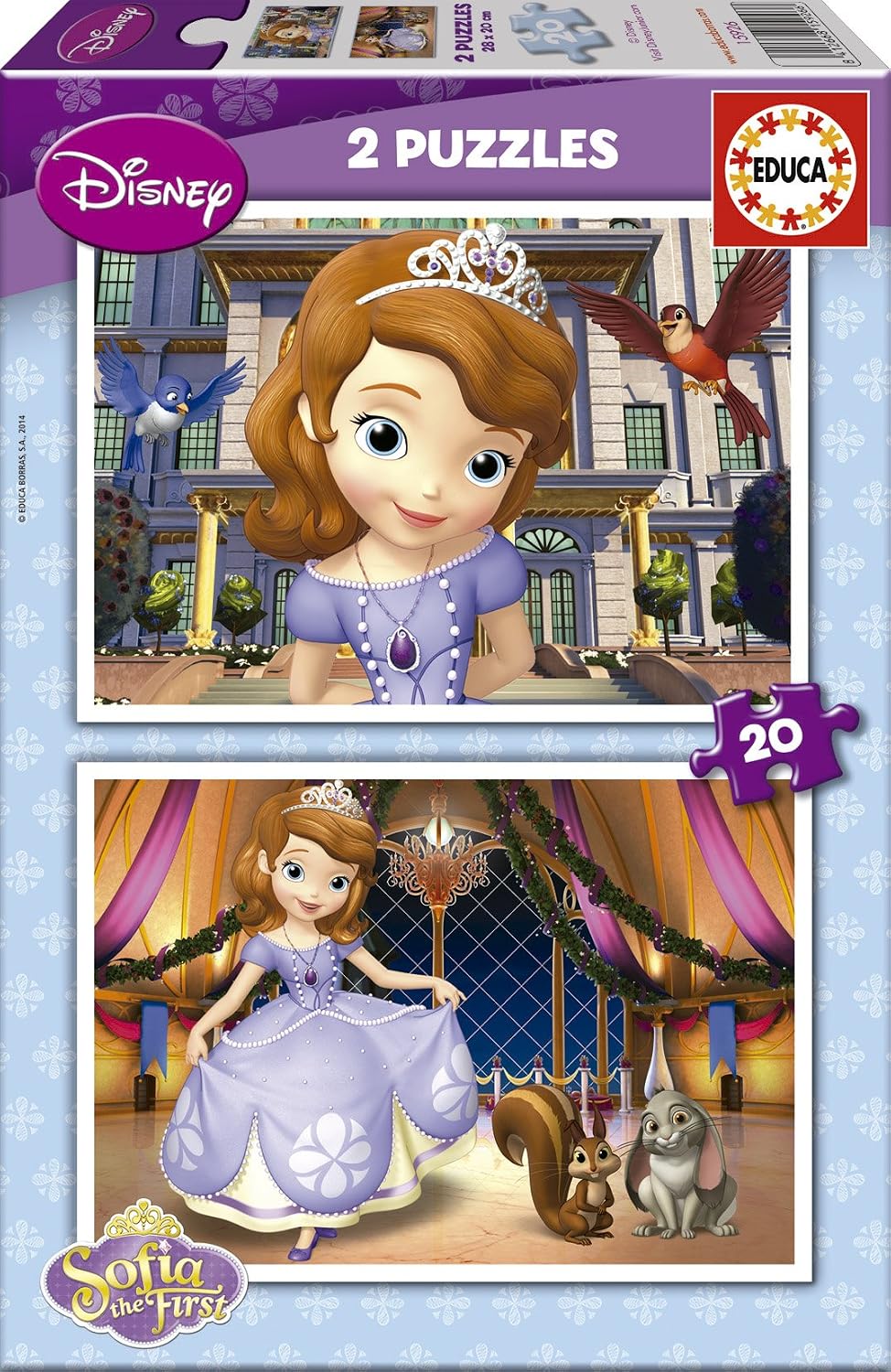Educa Borras Sofia the First Puzzles (20 Pieces) : Amazon.co.uk: Toys ...