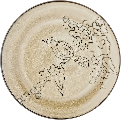 Miniatura 6 de Gourmet Basics Song Bird - Vajilla (16 piezas), color verde, gris