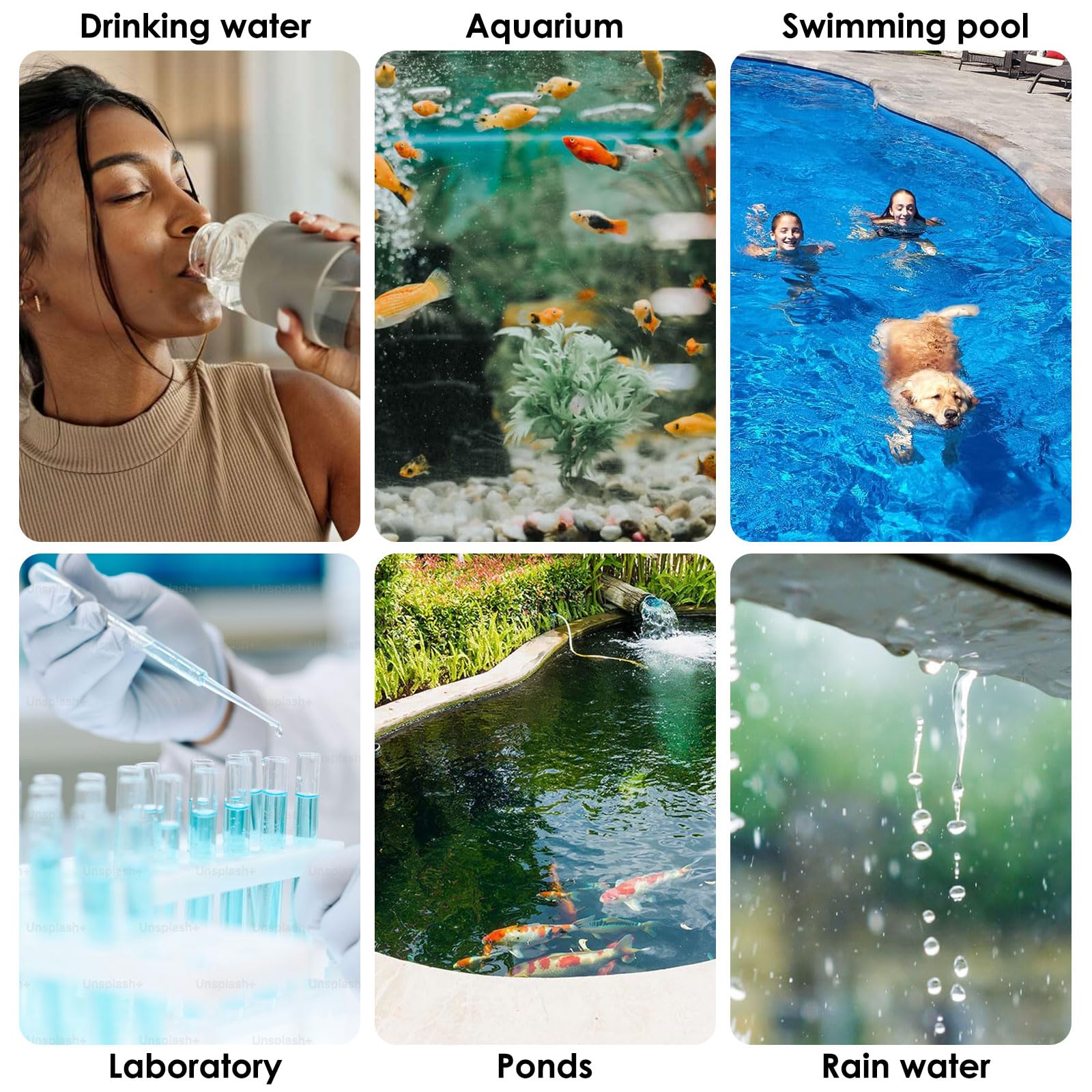 Elettrodo ORP Sostituibile con Connettore BNC Cavo Lungo 300 cm (10 ft) Alta Precisione (-1999-1999 mV) Per Piscine, Spas, Acquari, Acqua Potabile & Laboratori