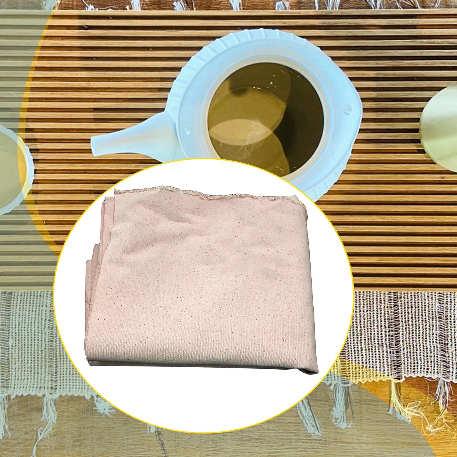 Entretela Termoadhesiva Loft Rollo de Lona para Planchar para Bolsos, Tapicería, Costura, Suministros para Manualidades, Manteles, Apto para El Hogar, 12 oz por Medio Metro, Individual