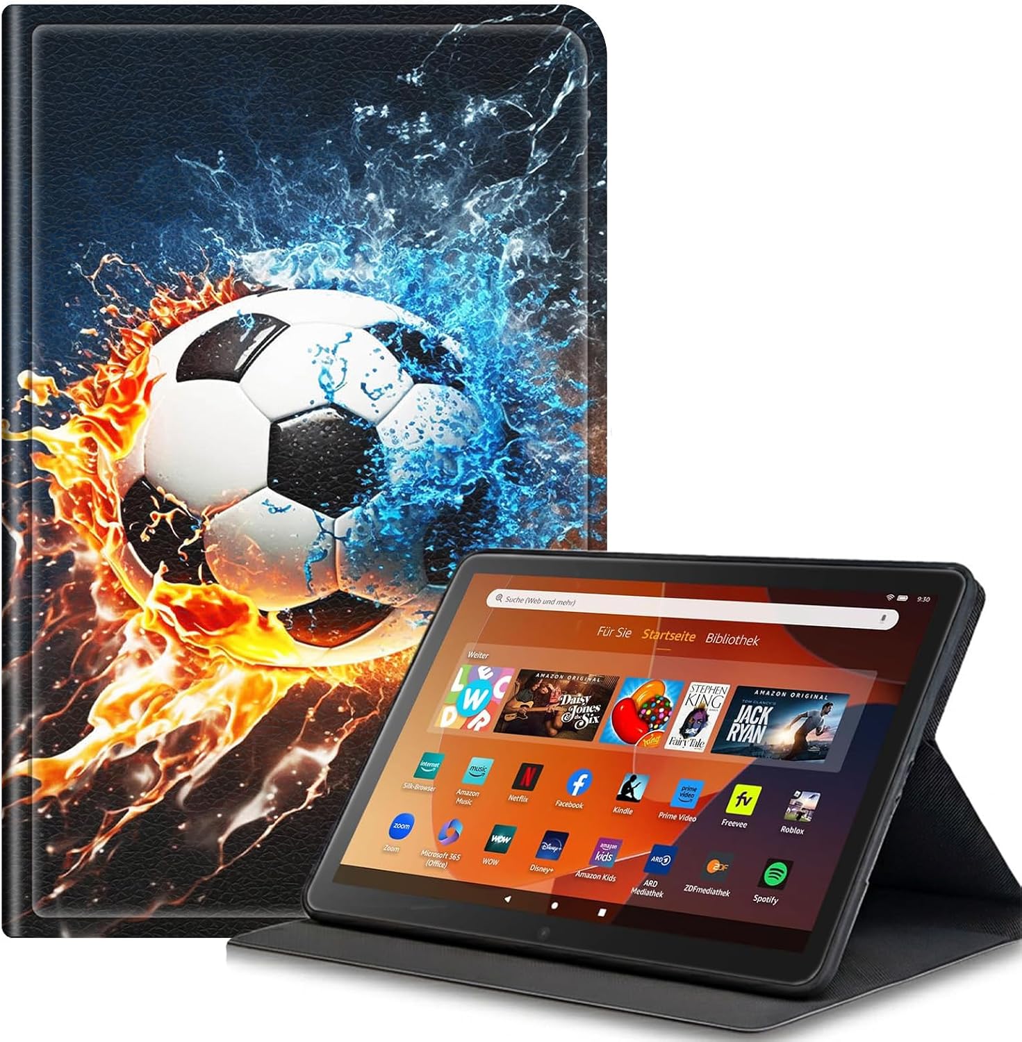 Case for Amazon Fire HD 10 & HD 10 Plus (13th/11th Gen, 2023/2021) 10.1"