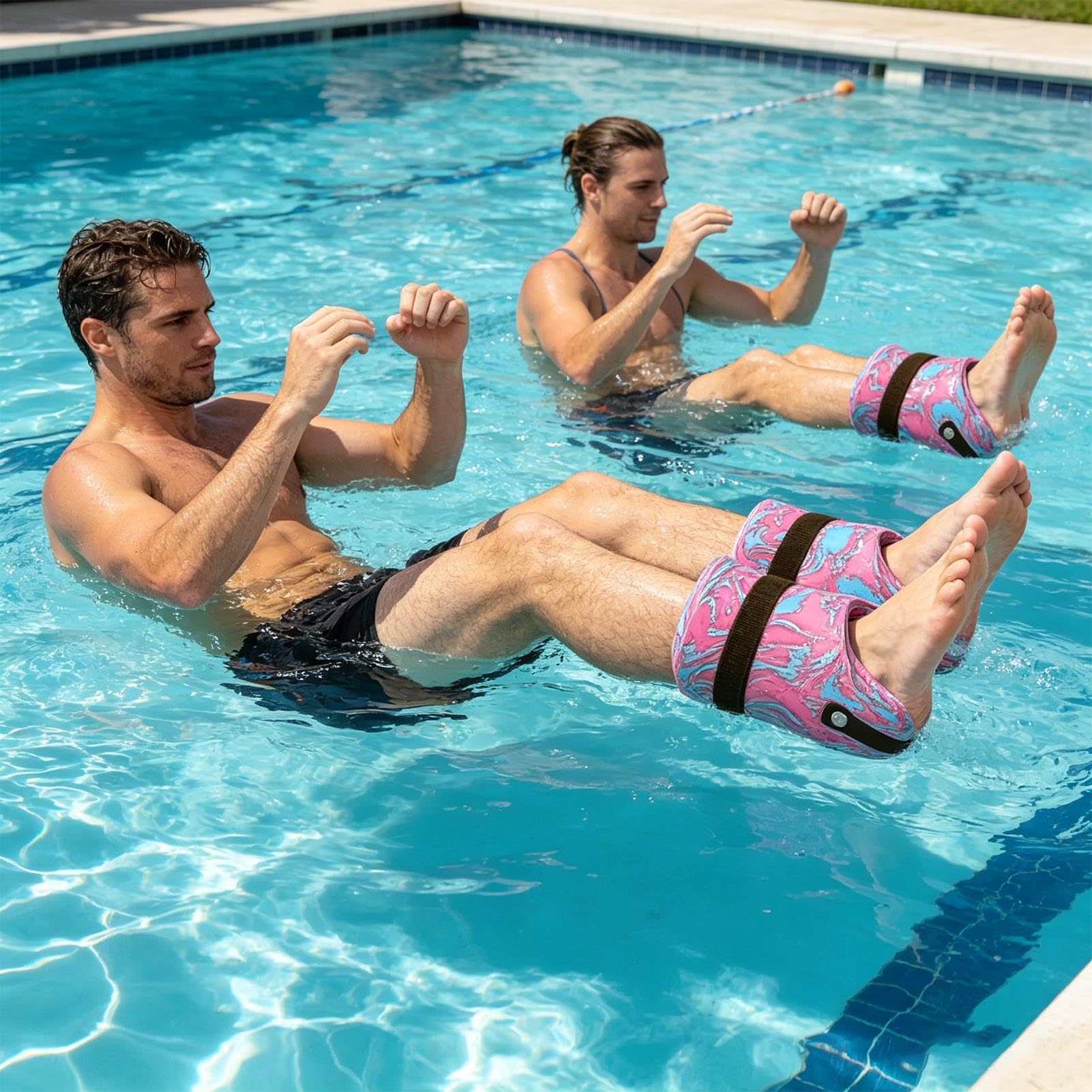 Wasser Knöchelgewichte für Schwimmbad-Training | Zweipackige Einstellbare Wassertrainingsgeräte,Wasseraktivität Knöchelgewichte - Für Fitnessstudio Spa Badewanne Sport